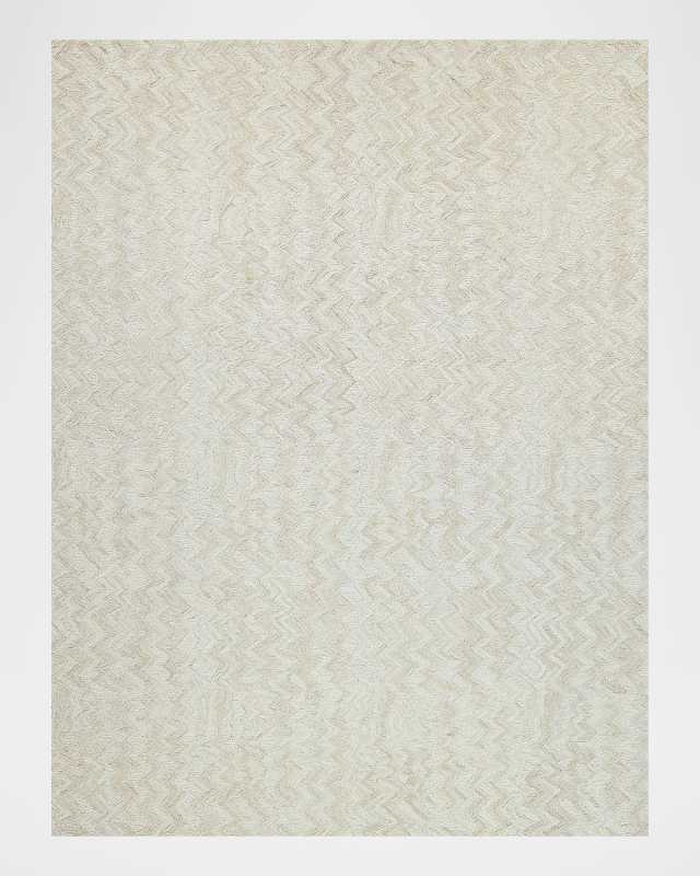Veneta Hand-Tufted Beige Rug, 8' x 10'